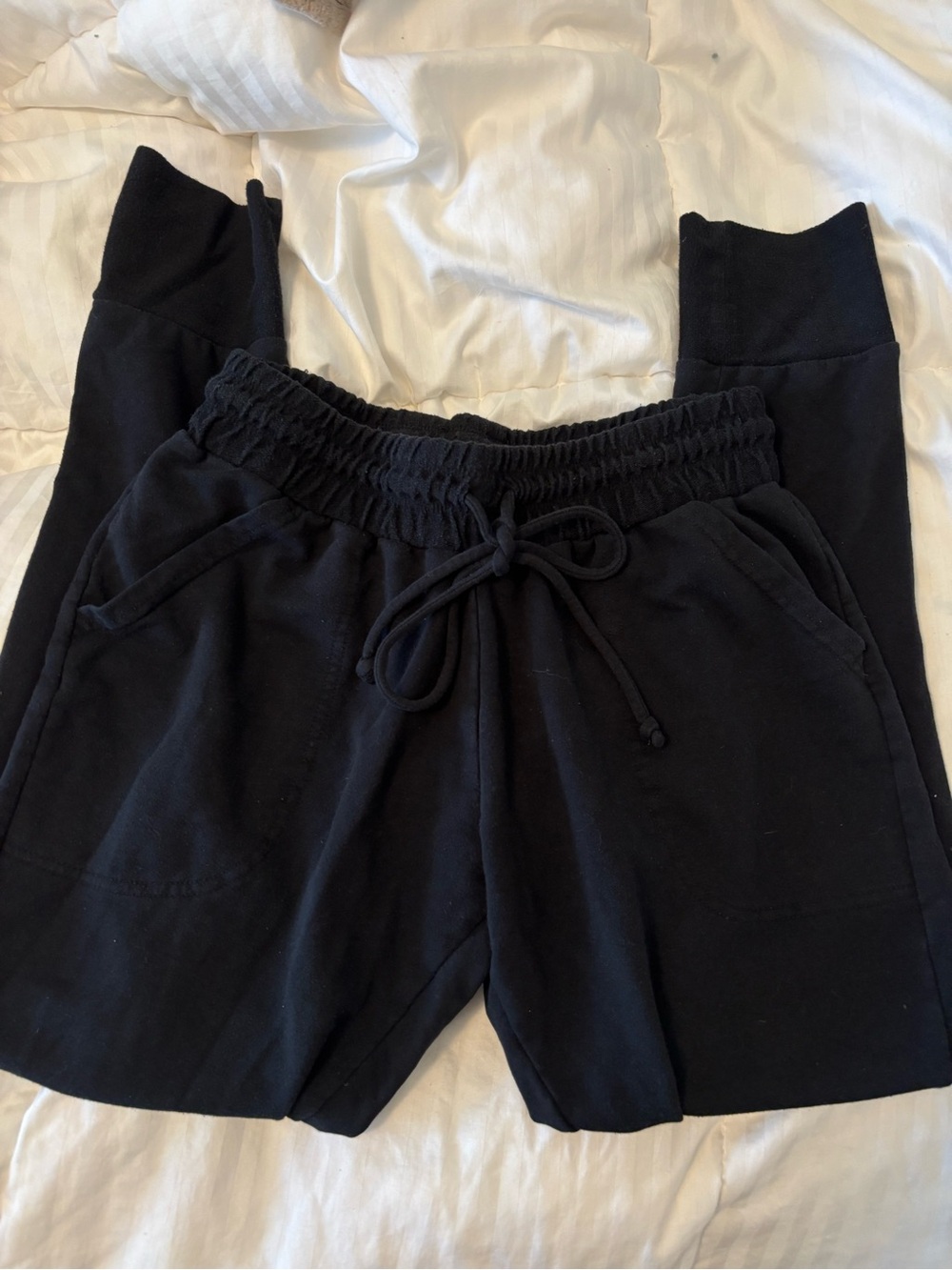 FP Movement by Free People Black Drawstring Jogger Pants Medium